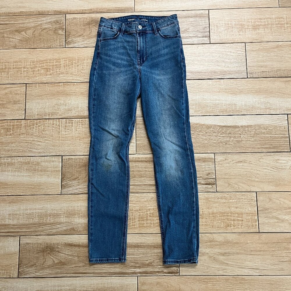 Womens Old Navy High-Rise Wow Straight Jeans - 0